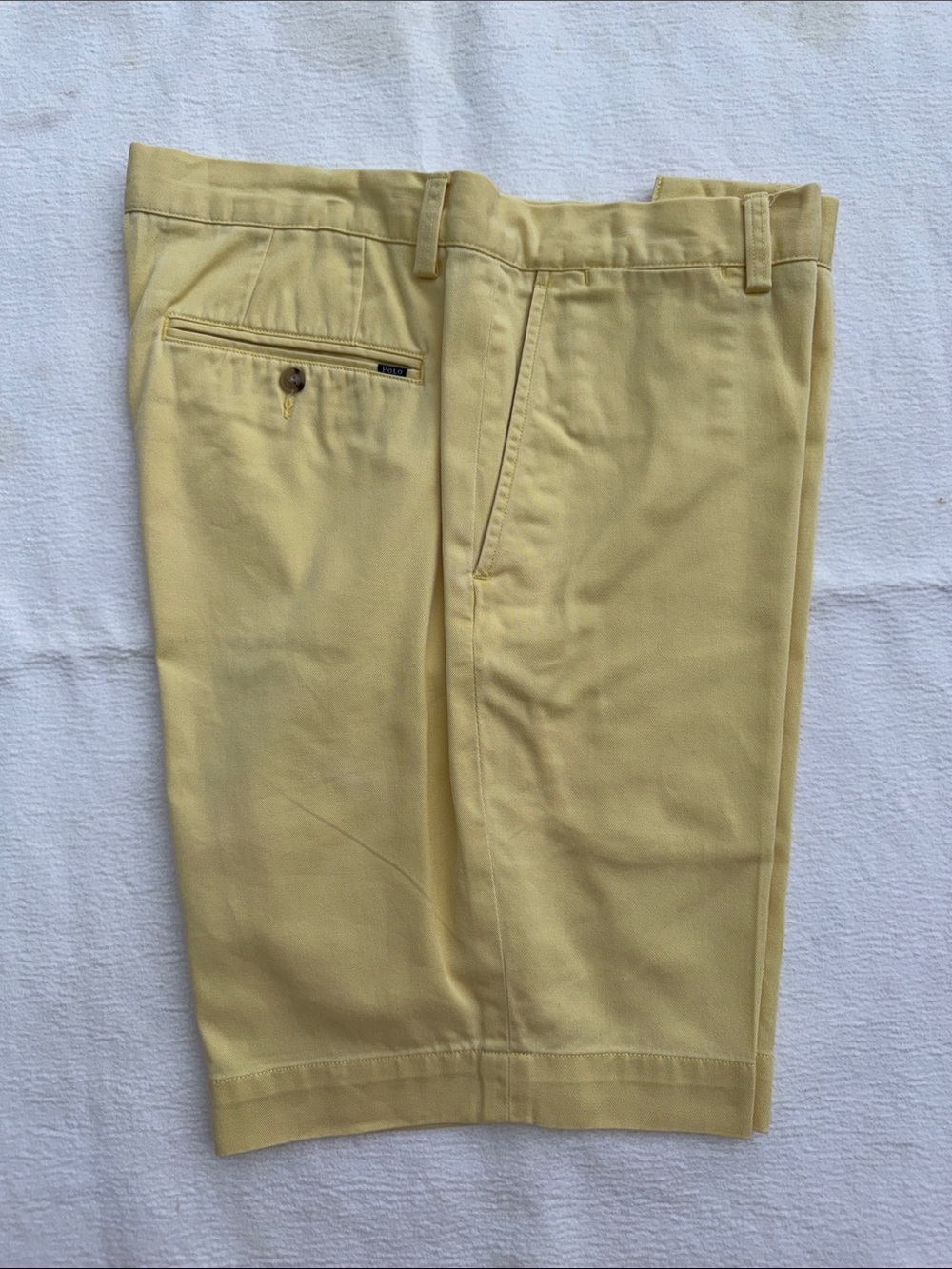 EUC Polo Ralph Lauren Men's Yellow Khaki Shorts 34